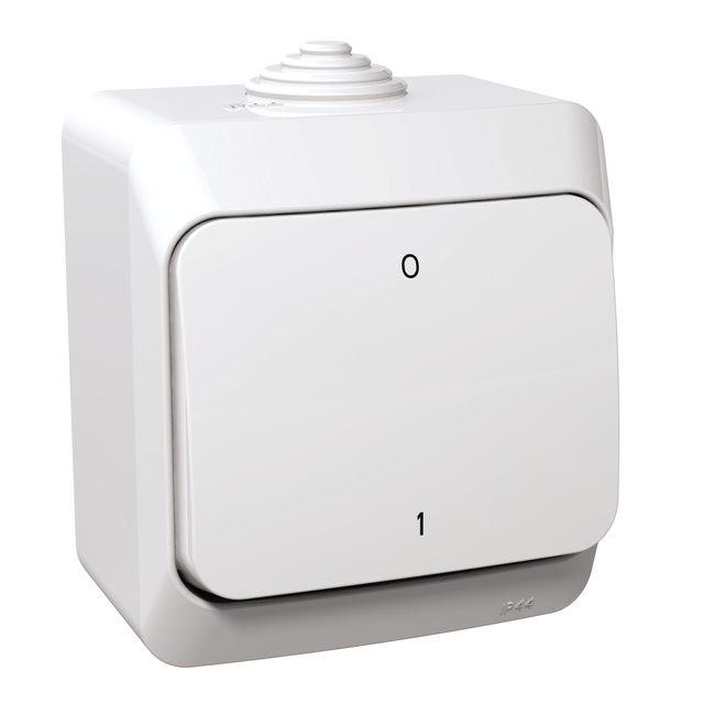 Cedar Plus łącznik 2-biegunowy IP44 biały WDE000520 Schneider