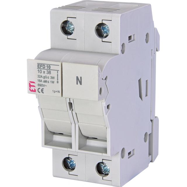 Rozłącznik bezpiecznikowy z adapterem EFD 10 1P+N AD 002540302 ETI