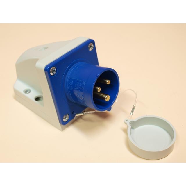 WTYCZKA ODBIORNIKOWA Z ZATYCZKĄ 16A 230V 2P+Z 513-6t PCE