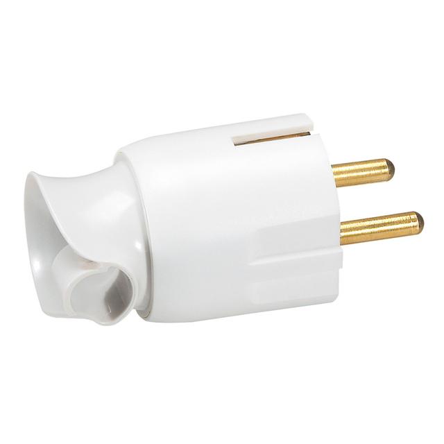 Wtyczka 2P+Z 16A Plastikowa Biała Obrotowa Helmo 050172 LEGRAND