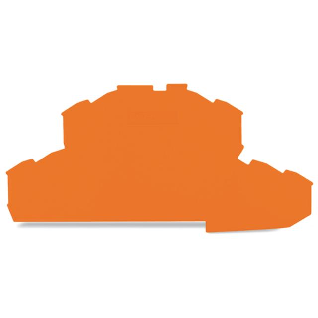 Ścianka końcowa pomarańczowa TOPJOBS /25szt./ 2002-2492 WAGO