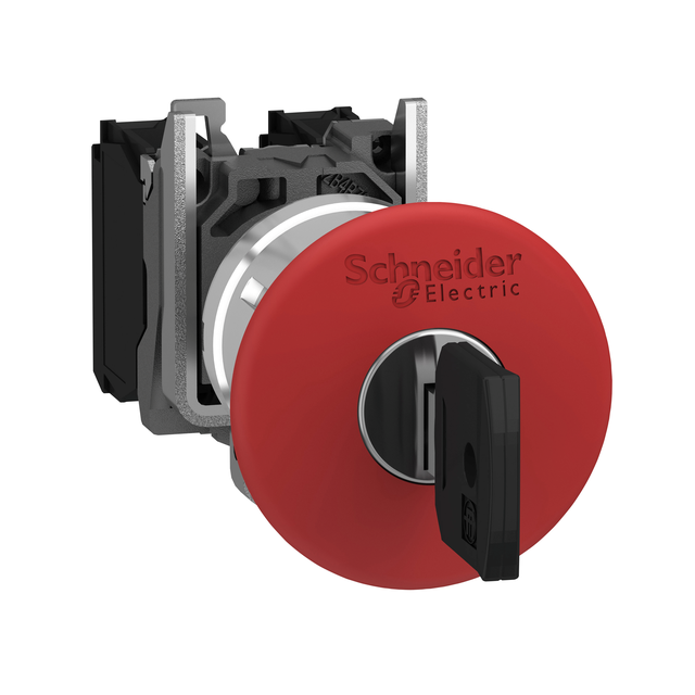 Harmony XB4 Przycisk STOP awaryjny fi40 czerwony metalowy XB4BS9445 Schneider