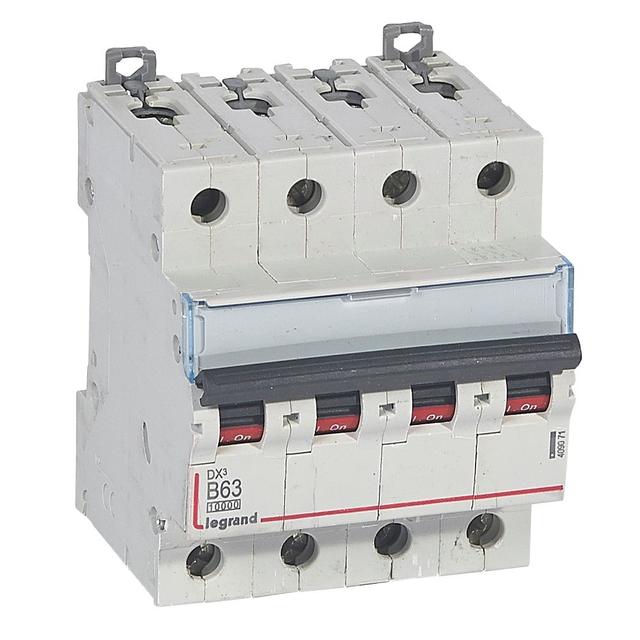 Wyłącznik Nadprądowy S 314 4P B63A 10000A DX3 409071 LEGRAND
