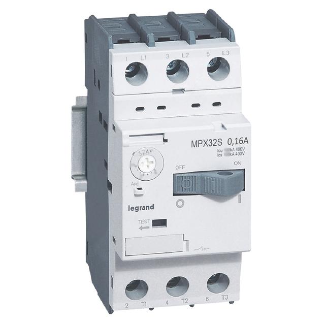 Wyłącznik Silnikowy 3P 0,06Kw 0,1-0,16A Mpx3 32S 417300 LEGRAND