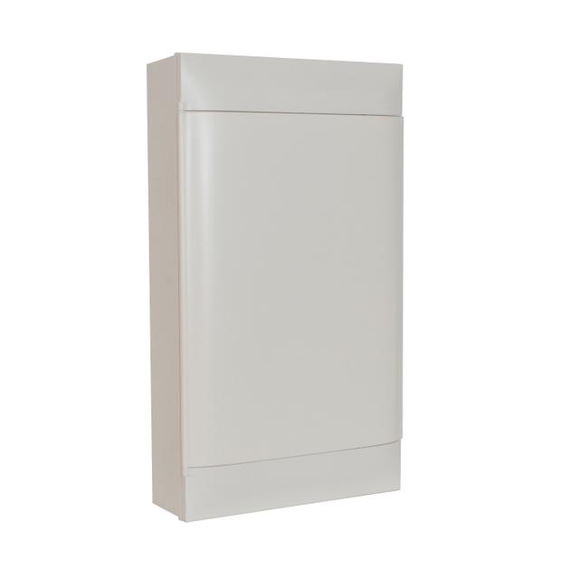 Rozdzielnica Modułowa Natynkowa Practibox S 3x12 Drzwi Białe 135423 LEGRAND