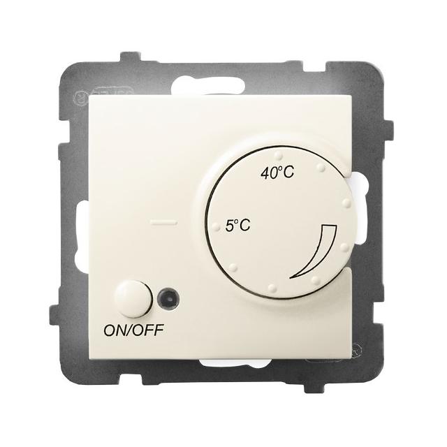 ARIA Regulator temperatury z czujnikiem napowietrznym kolor ecru RTP-1UN/m/27 OSPEL