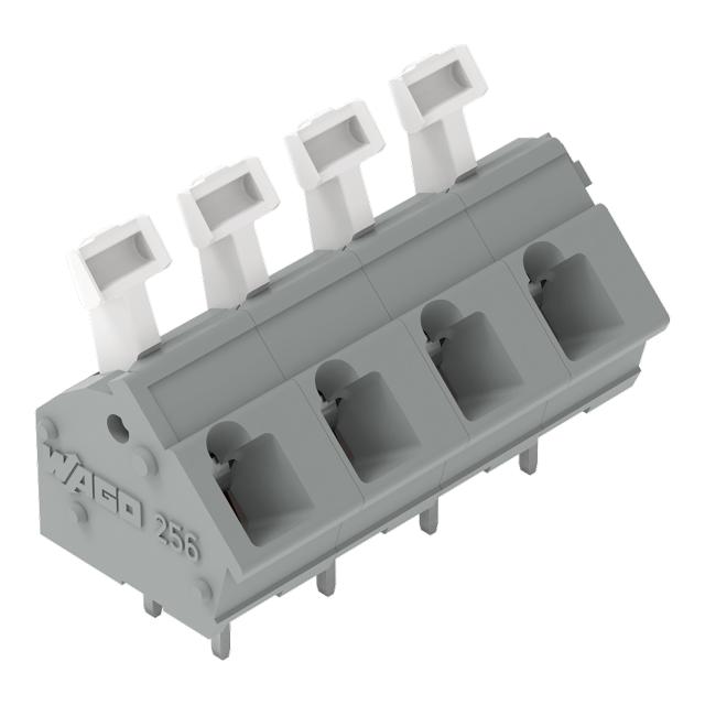 listwa zaciskowa do pł. drukowanych 12-bieg. szara raster 7,5/7,62 mm /10szt./ WAGO