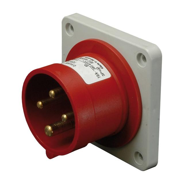 32A 400V 3P+N+PE,Wtyk odbiornikowy prosty ze zwrotnicą faz IP44 ERRO 3253 004482115 ETI