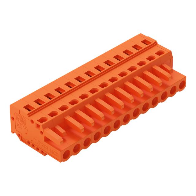 Gniazdo MCS-MIDI Classic 13-biegunowe pomarańczowe raster 5,08mm /25szt./ 231-313/026-000 WAGO