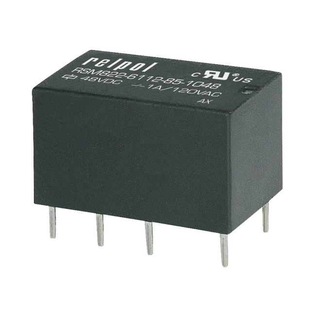 Przekaźnik subminiaturowy 2P 2A 6V DC cewka czuła RSM822‑6112‑85‑S006 2611732 RELPOL