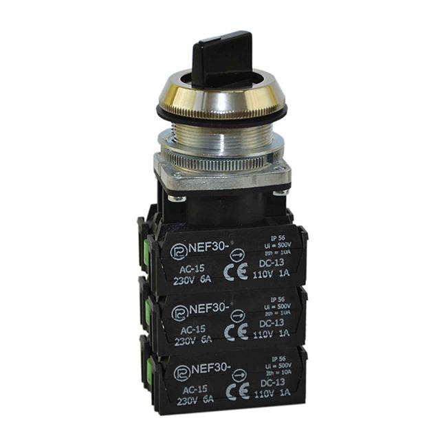 Przycisk NEF30-TPa3X3Y/W3 czarny