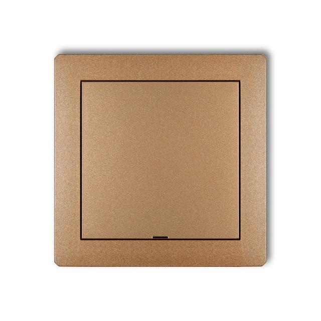 DECO Ramka pośrednia z zaślepką złoty metalik