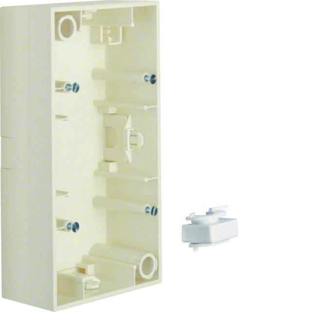 BERKER B.Kwadrat Puszka natynkowa podwójna krem 5310429902 HAGER