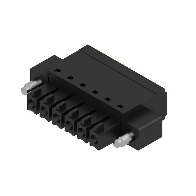 BCF 3.81/06/180F SN BK BX Wtyk PCB (złącze wiązki), listwa z gniazdami, 3.81 mm, Liczba biegunów: 6, PUSH IN, Złącze sprężynowe /50szt./ 1971650000 WEIDMÜLLER