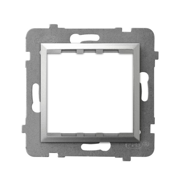 ARIA Adapter podtynkowy systemu 45 do serii Aria kolor srebro AP45-1U/m/18 OSPEL