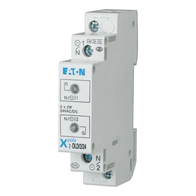 Z-UDL24 Lampka modułowa podwójna czerwona/zielona 12-24V AC/DC 284928 EATON