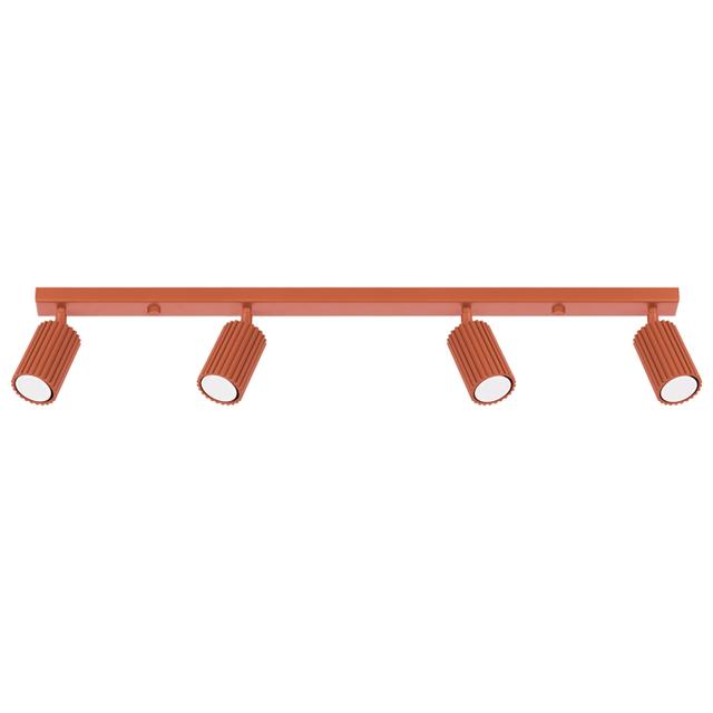 Sollux Plafon KARBON 4L ochra czerwona SL.1641