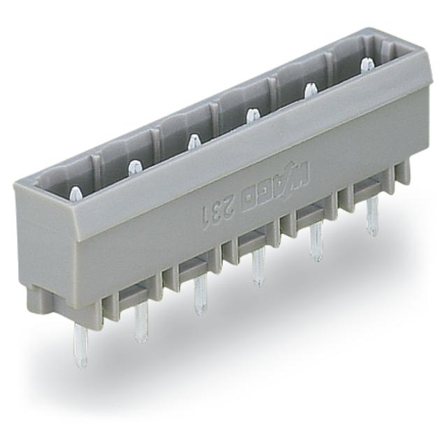 MCS-MIDI Classic wtyk 6-bieg. szary raster 7,5 mm /100szt./ WAGO