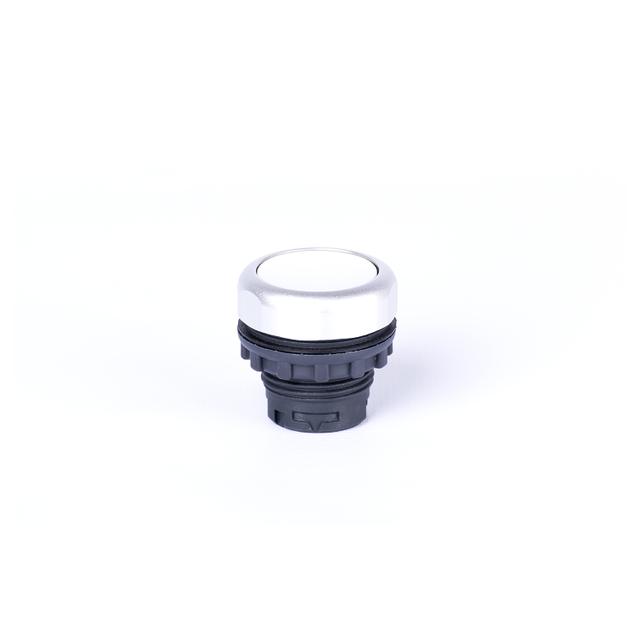 Ex9P1 F w Główka z przyciskiem płaskim z samopowrotem bez nadruku biała 105612