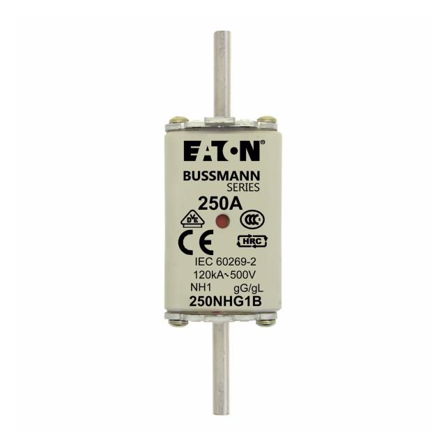 NH FUSE 250A 500V GG/GL SIZE 1 Wkładka NH1 250A 500V GL/GG podwójny wskaźnik 250NHG1B EATON