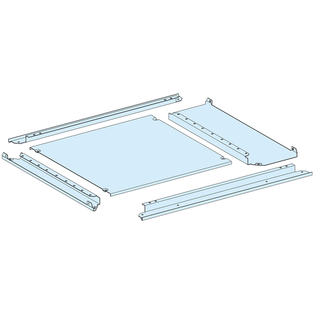 Rozdzielnice PrismaSet płyta dławicowa pełna IP55 650+150x400mm LVS08487 Schneider