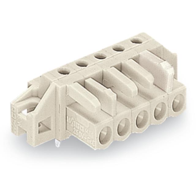 Gniazdo MCS‑MIDI Classic 2‑biegunowe jasnoszare raster 5mm 722‑232/031‑000 /100szt./ WAGO