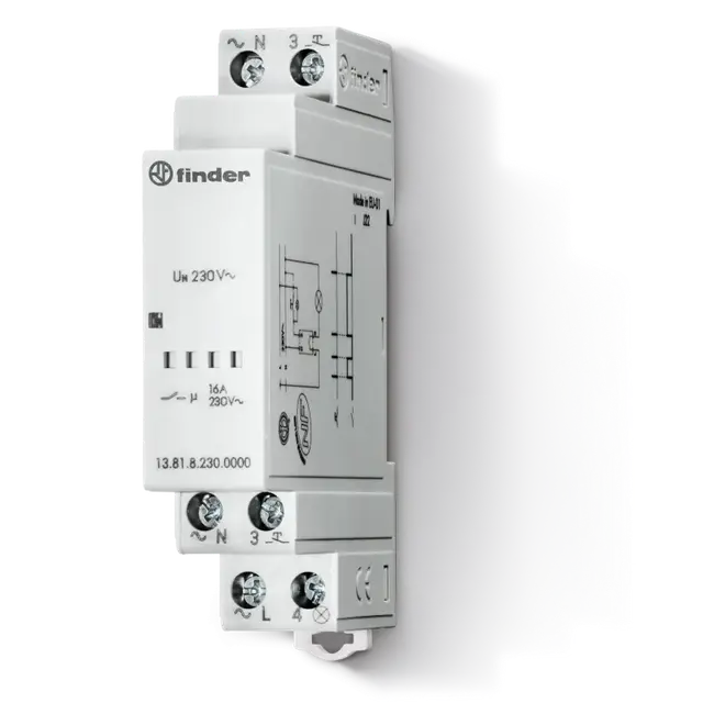 Elektroniczny przekaźnik bistabilny 1 Z; 16A; 230V AC, 13.81.8.230.0000