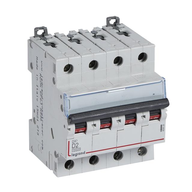 Wyłącznik Nadprądowy 4P D2A 10Ka S314 DX3 409526 LEGRAND