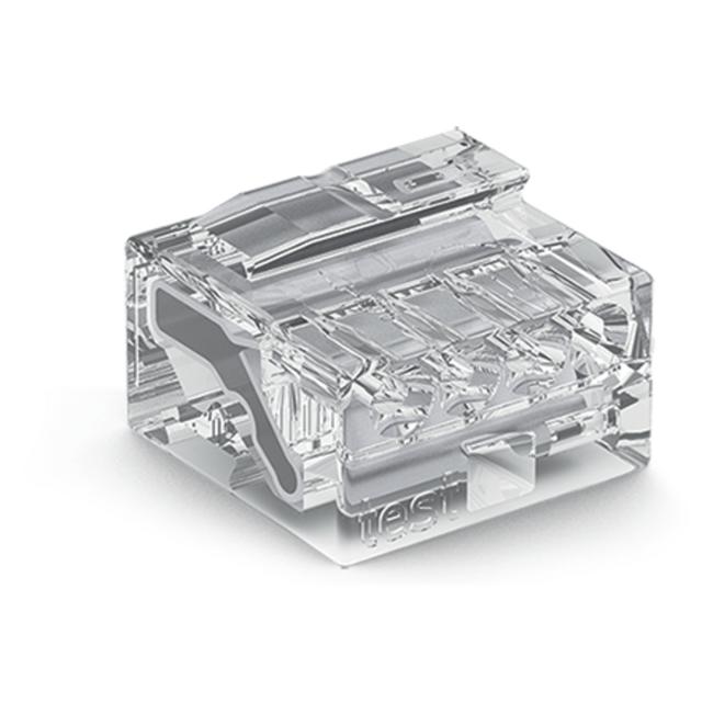 Szybkozłączka MIKRO 4x 0,6‑0,8mm2 transparentna 243‑144 /100szt./ WAGO