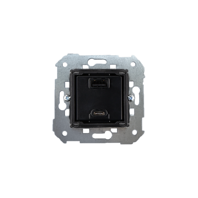 Simon 82 Ładowarka podwójna USB typ A+C (moduł), 230V AC / 5V DC, ?3.1A QUICK CHA 7511296-039 W7-511296-039-XXXX KONTAKT