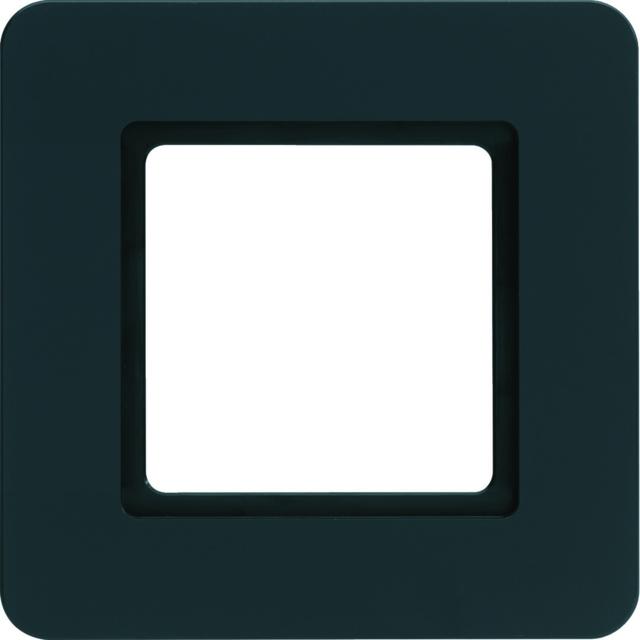 Q.7 Ramka 1-krotna do modułu podświetlenia LED, antracyt aksamit, lakierowany 10116106 HAGER