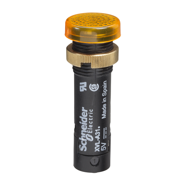Harmony XVL Lampka sygnalizacyjna fi12 żółta LED z pokrywą 24V XVLA335 Schneider