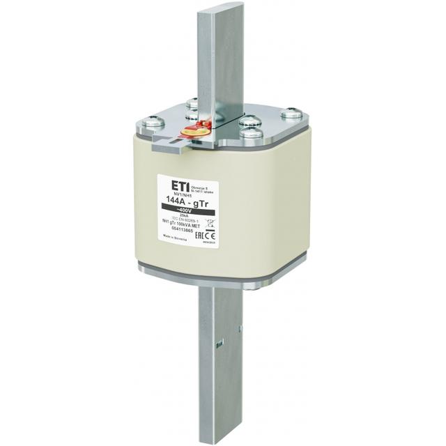 Wkładka topikowa NH pomiarowa gTr NH1 gTr 144A 400V 100kVA MET 004113865 ETI