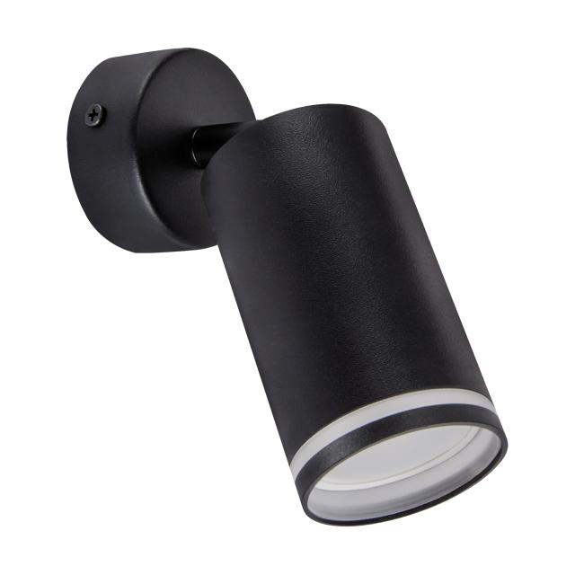 Oprawa ścienno-sufitowa ZULA SPT GU10 BLACK 03996 IDEUS