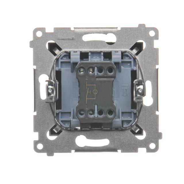 Simon 54 Przycisk „światło” z podświetleniem LED 16A z. śrub. antracyt