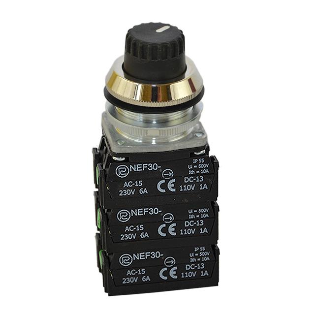 Przycisk NEF30-WR2X4Y czarny W0-NEF30-WR 2X4Y S PROMET