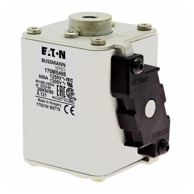 FUSE 800A 1250V 2BKN/90 AR CU Wkładka szybka 800A AC 1250V rozmiar 2 61x77x91 mm aR IEC UL 170M5498