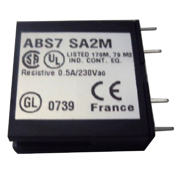 Modicon ABE7, półprzewodnikowy przekaźnik wtykowy, 10 mm, wyjściowy, 24...240 V AC, 0.5 A