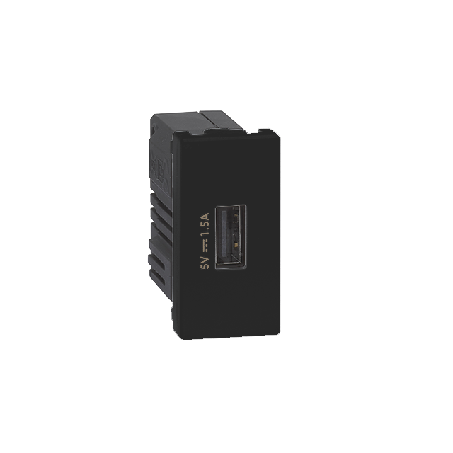 Simon Connect USB ładowarka K45 (45x225) gniazdo typ A 5V/15A szary grafit