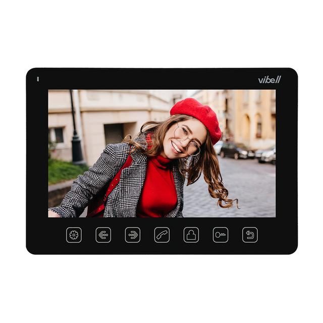 Wideo monitor bezsłuchawkowy kolorowy LCD 7” do zastosowania w systemach VIBELL czarny OR-VID-EX-105