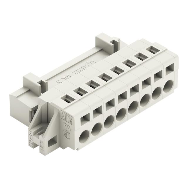 MCS-MIDI Classic wtyk 8-bieg. j-szary raster 5 mm /50szt./ WAGO