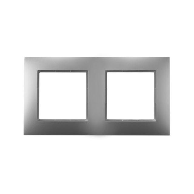 ARIA Ramka podwójna - kolor srebro