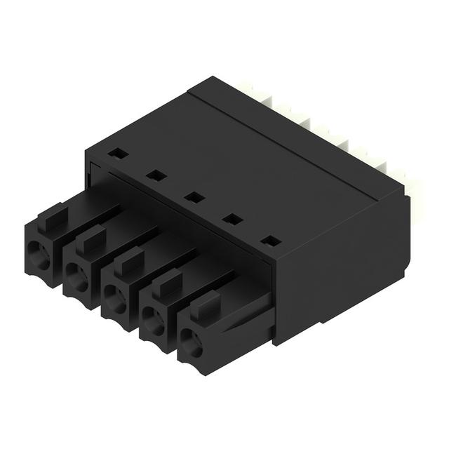 BCF 3.81/05/180 SN BK BX Wtyk PCB (złącze wiązki), listwa z gniazdami, 3.81 mm, Liczba biegunów: 5, PUSH IN, Złącze sprężynowe /50szt./ 1969970000 WEIDMÜLLER