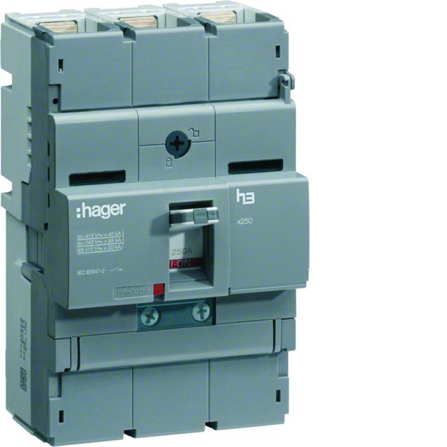 Wyłącznik mocy x250 3P 40kA 160A TM HNB160H HAGER