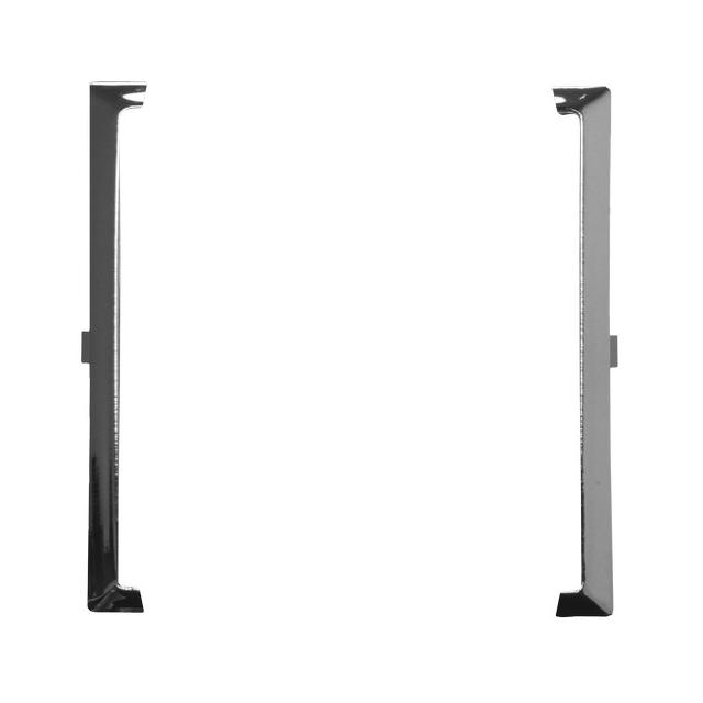 ARIA Ramka ozdobna do gniazd podwójnych monoblokowych - kolor srebro błysk