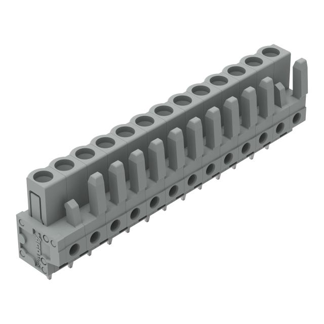 MCS-MIDI Classic gniazdo 13-bieg. szare raster 5 mm /25szt./ WAGO