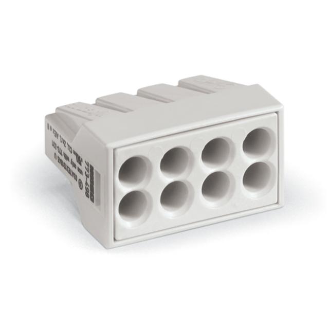 złączka instalacyjna 8-torowa Eexe jasnoszara