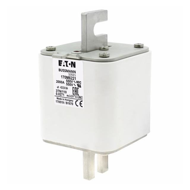 2000A 550V 3TN/110 aR INDICATOR FUSE Wkładka szybka 2000A AC 550V DIN 3 76x90x139 mm aR, 170M6221 EA