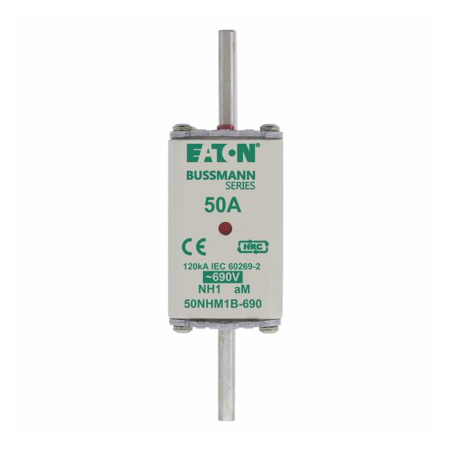 NH FUSE 50A 690V aM SIZE1 Wkładka NH1 50A 690V AM podwójny wskaźnik 50NHM1B-690 EATON