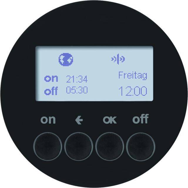 BERKER R.X/1930/Glas KNX RF quicklink łącznik czasowy czarny 85745231 HAGER
